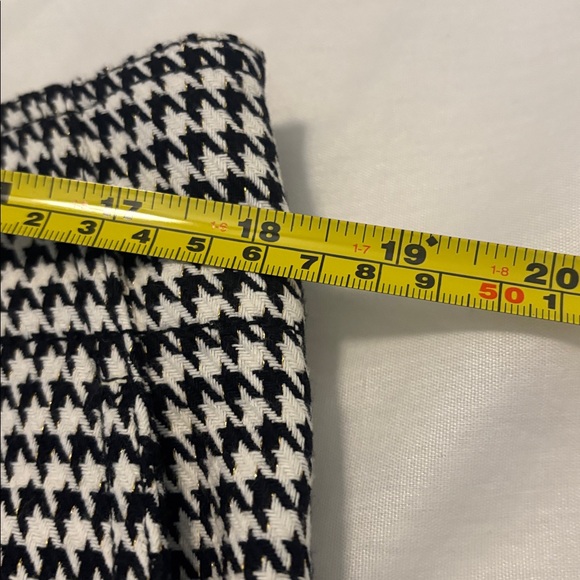 Derek Lam 10 Crosby Houndstooth cotton-blend tweed flared trousers SZ 16 NWT - Picture 9 of 15